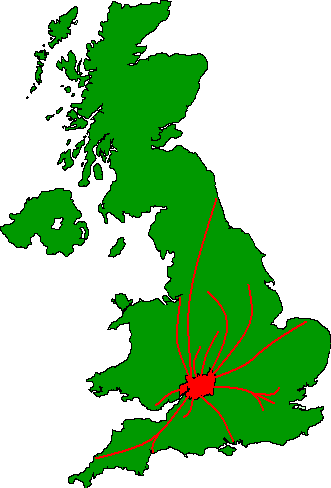 Common Destinations Map
